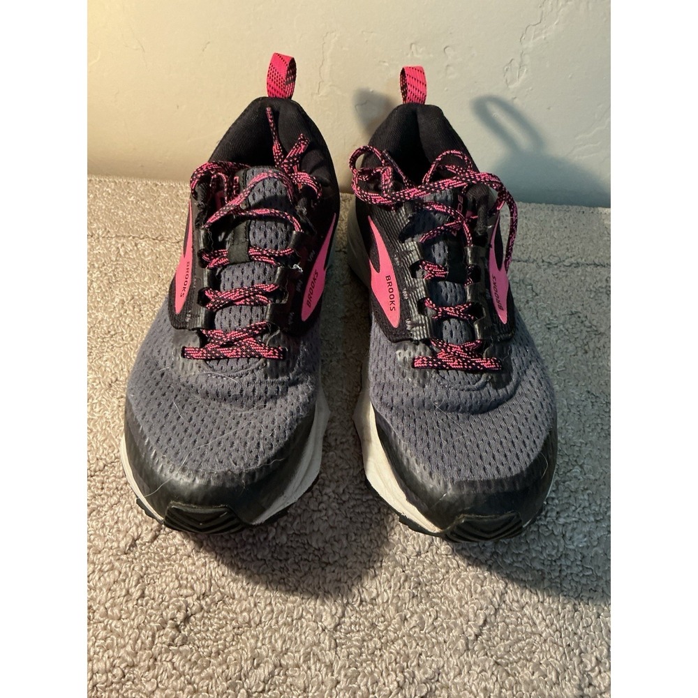 Brooks Divide 2 Running Shoes Women US 8.5 EU 40‎ 1203421 B069  Gray Black Pink